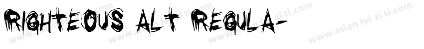 Righteous Alt Regula字体转换